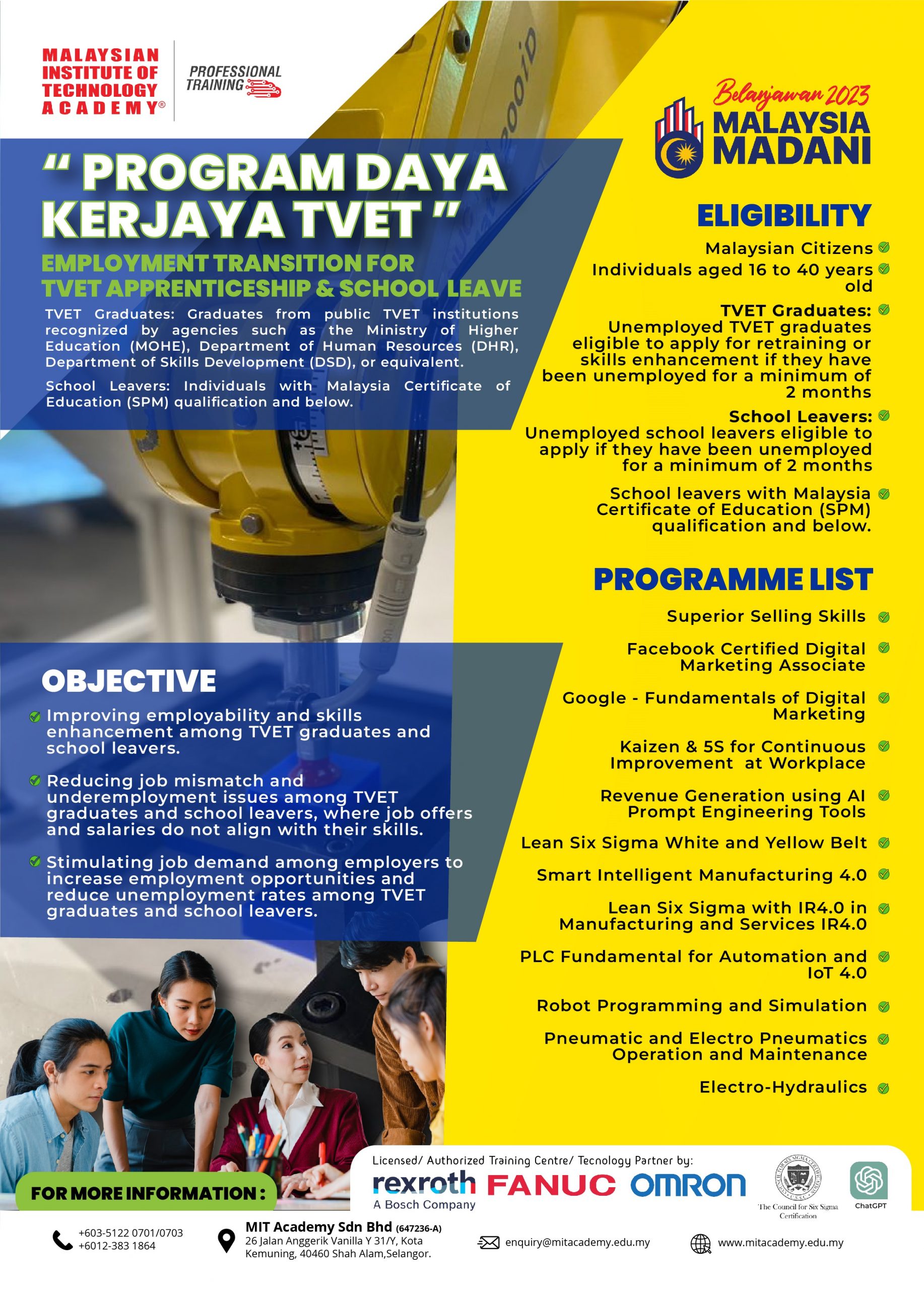 Corporate Training - MIT Academy | Malaysian Institute of Technology ...